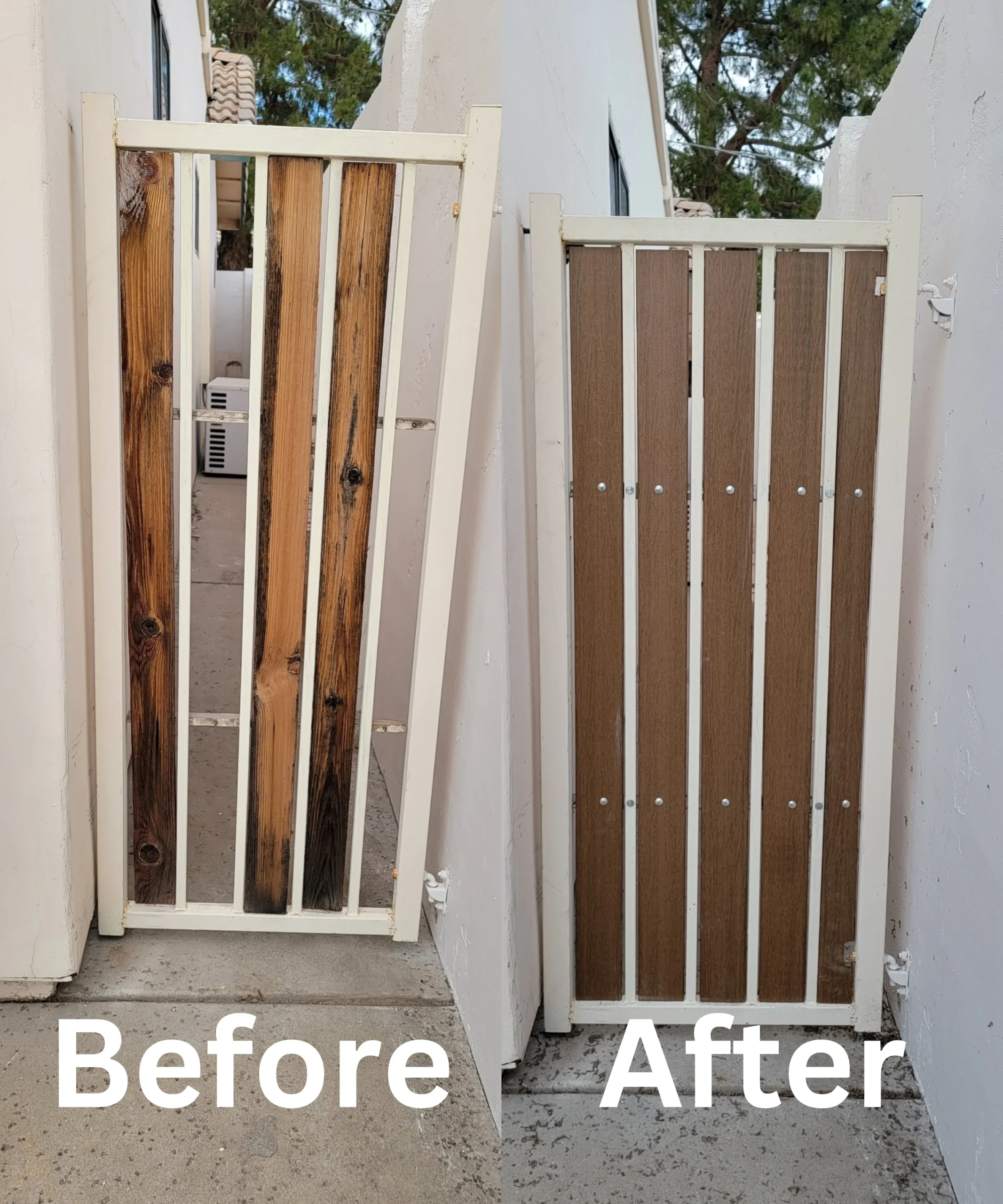 Fence repair in Mesa, AZ