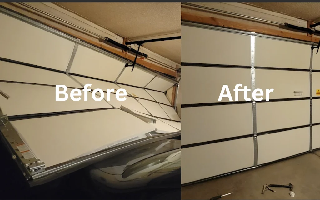 Single panel replacement, matched to the existing door
