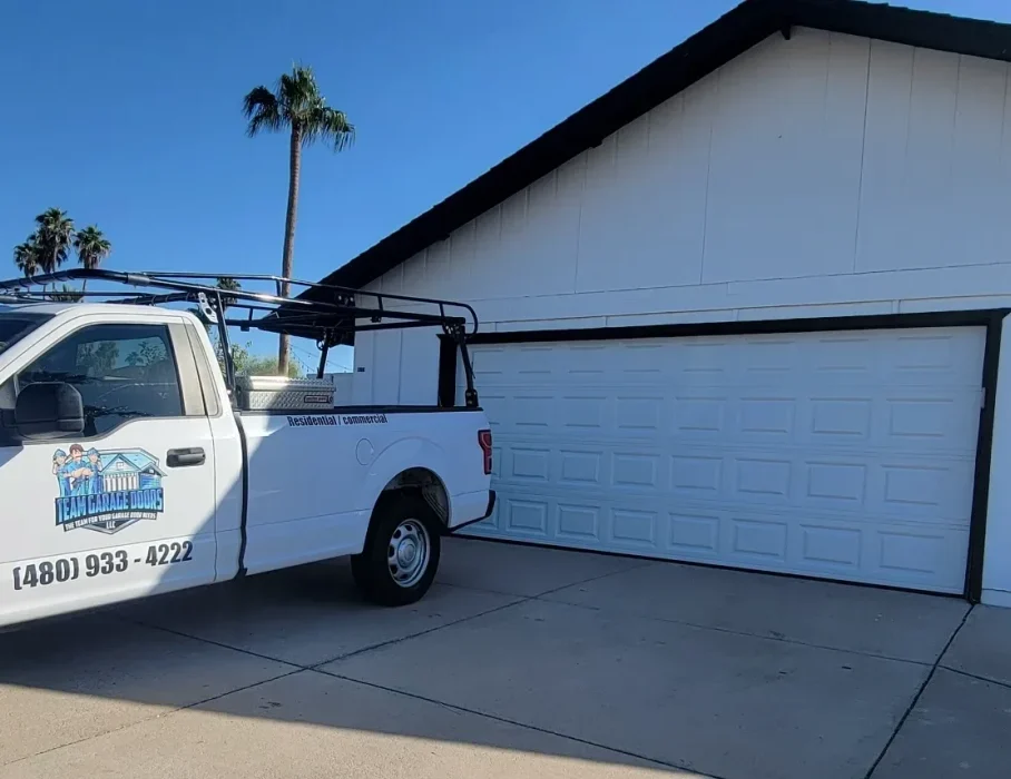 Team garage doors vehicle 1
